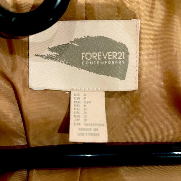 Forever 21 Wool and Leather Trimmed Coat - Picture 4 of 4